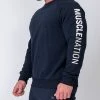 Muscle Nation Lightweight Long Sleeve - Navy Winter