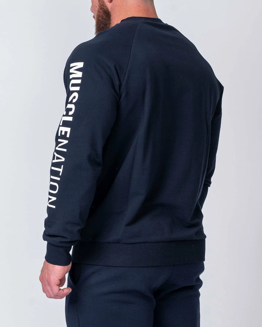 Muscle Nation Lightweight Long Sleeve - Navy Winter 6 Muscle Nation Lightweight Long Sleeve - Navy Winter