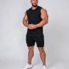 Muscle Nation Loopback Tank - Black