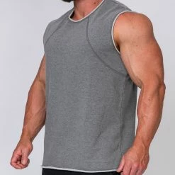 Muscle Nation Loopback Tank - Charcoal