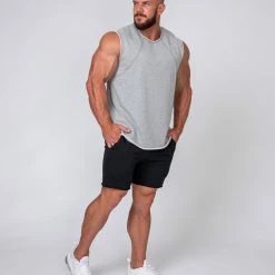 Muscle Nation Loopback Tank - Grey