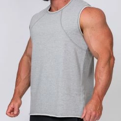 Muscle Nation Loopback Tank - Grey