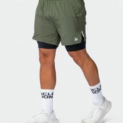Muscle Nation Max Distance Shorts - Dark Khaki 30% EOFY SALE 13 Muscle Nation Max Distance Shorts - Dark Khaki 30% EOFY SALE
