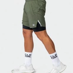 Muscle Nation Max Distance Shorts - Dark Khaki 30% EOFY SALE 14 Muscle Nation Max Distance Shorts - Dark Khaki 30% EOFY SALE
