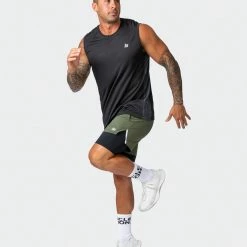 Muscle Nation Max Distance Shorts - Dark Khaki 30% EOFY SALE 17 Muscle Nation Max Distance Shorts - Dark Khaki 30% EOFY SALE