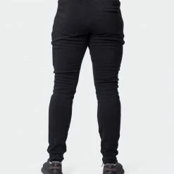 Muscle Nation Winter Moto Tapered Joggers - Black