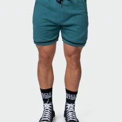 Muscle Nation 30% EOFY SALE MVP 5" Basketball Shorts - Deep Teal