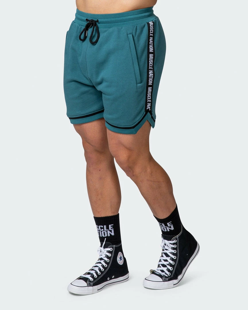 Muscle Nation 30% EOFY SALE MVP 5" Basketball Shorts - Deep Teal 5 Muscle Nation 30% EOFY SALE MVP 5" Basketball Shorts - Deep Teal
