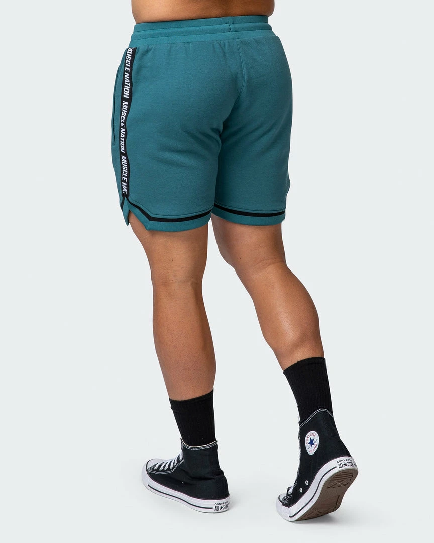 Muscle Nation 30% EOFY SALE MVP 5" Basketball Shorts - Deep Teal 7 Muscle Nation 30% EOFY SALE MVP 5" Basketball Shorts - Deep Teal