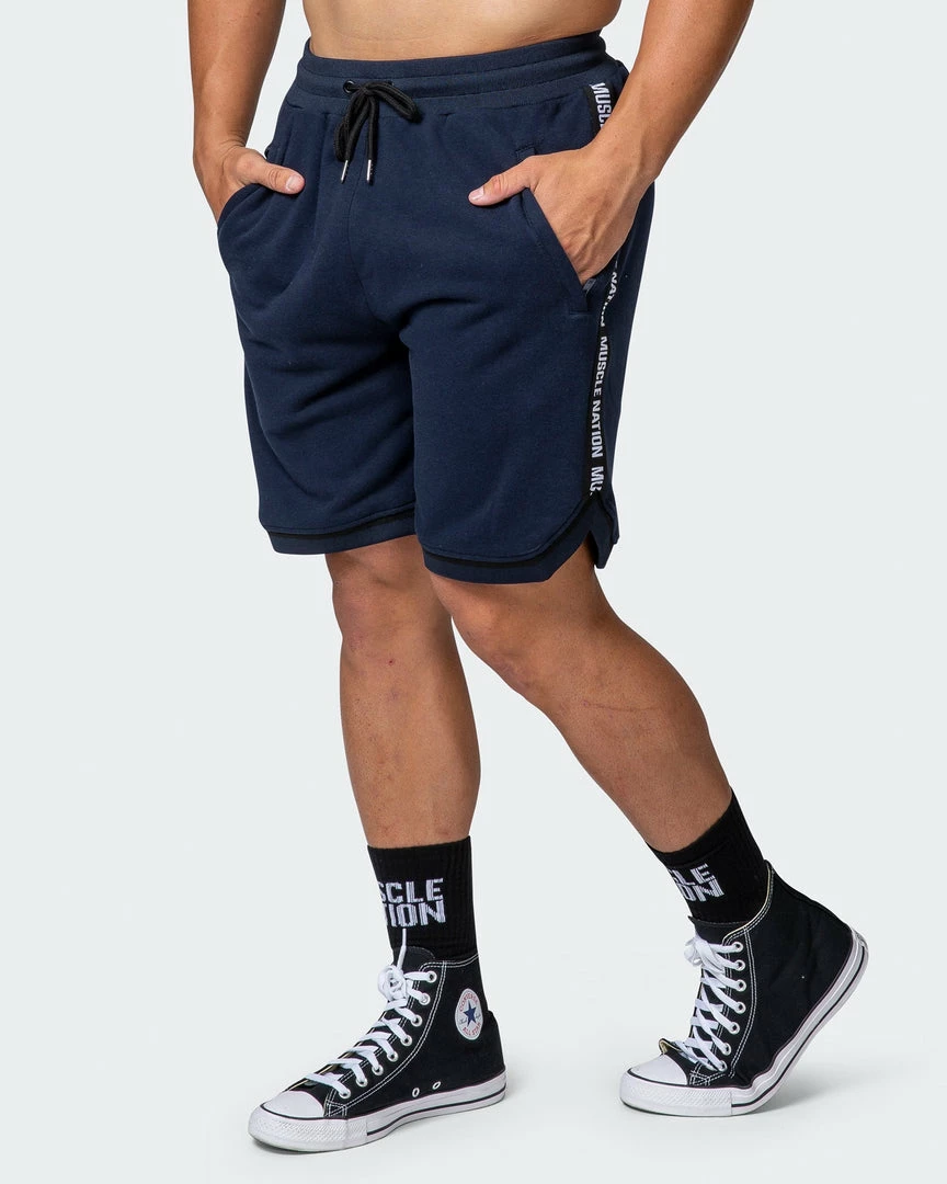 Muscle Nation MVP 8" Basketball Shorts - Navy 6 Muscle Nation MVP 8" Basketball Shorts - Navy