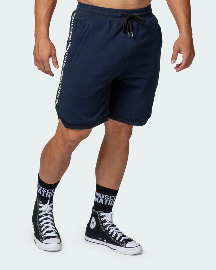 Muscle Nation MVP 8" Basketball Shorts - Navy 7 Muscle Nation MVP 8" Basketball Shorts - Navy