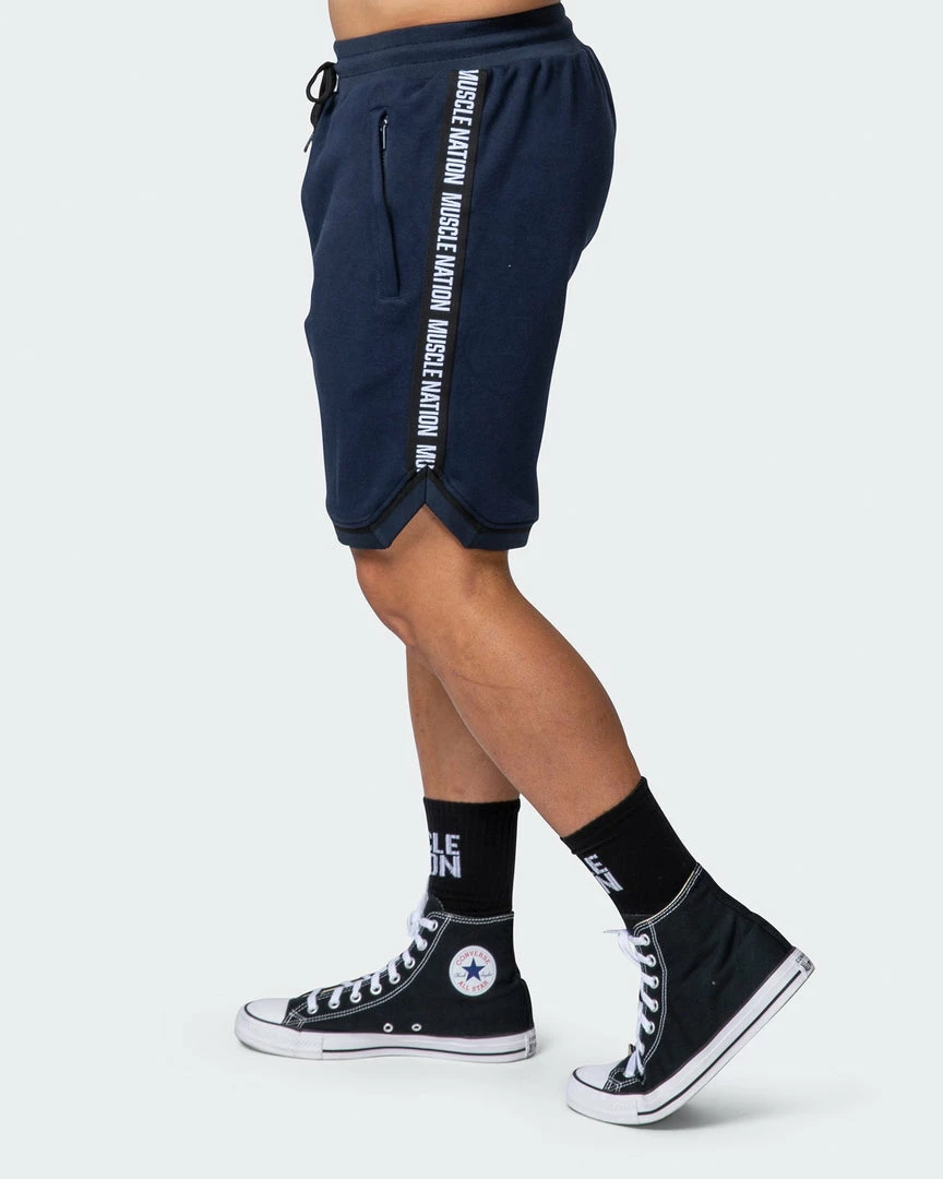 Muscle Nation MVP 8" Basketball Shorts - Navy 9 Muscle Nation MVP 8" Basketball Shorts - Navy