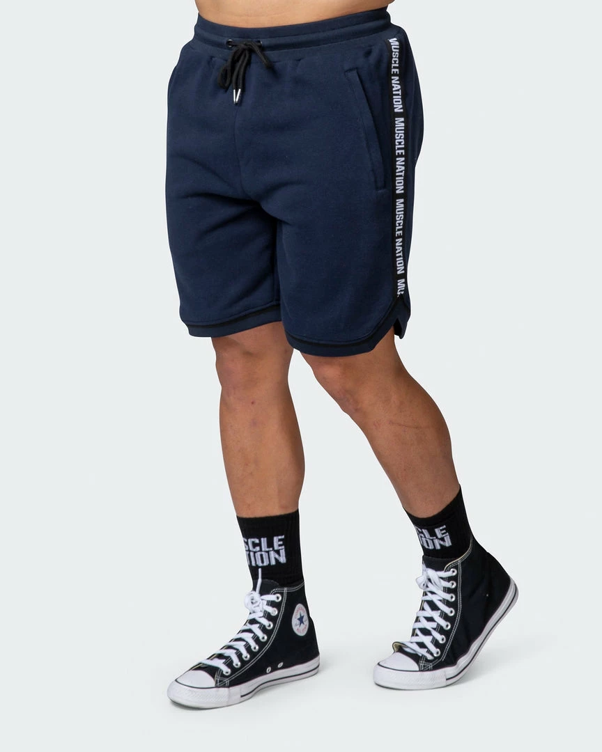 Muscle Nation MVP 8" Basketball Shorts - Navy 10 Muscle Nation MVP 8" Basketball Shorts - Navy