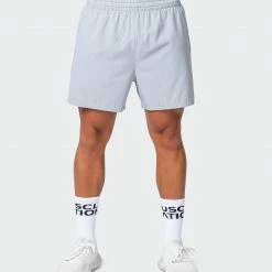 Muscle Nation 30% EOFY SALE New Heights 4" Shorts - Quiet Grey
