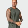 Muscle Nation New Heights Running Tank - Dark Khaki