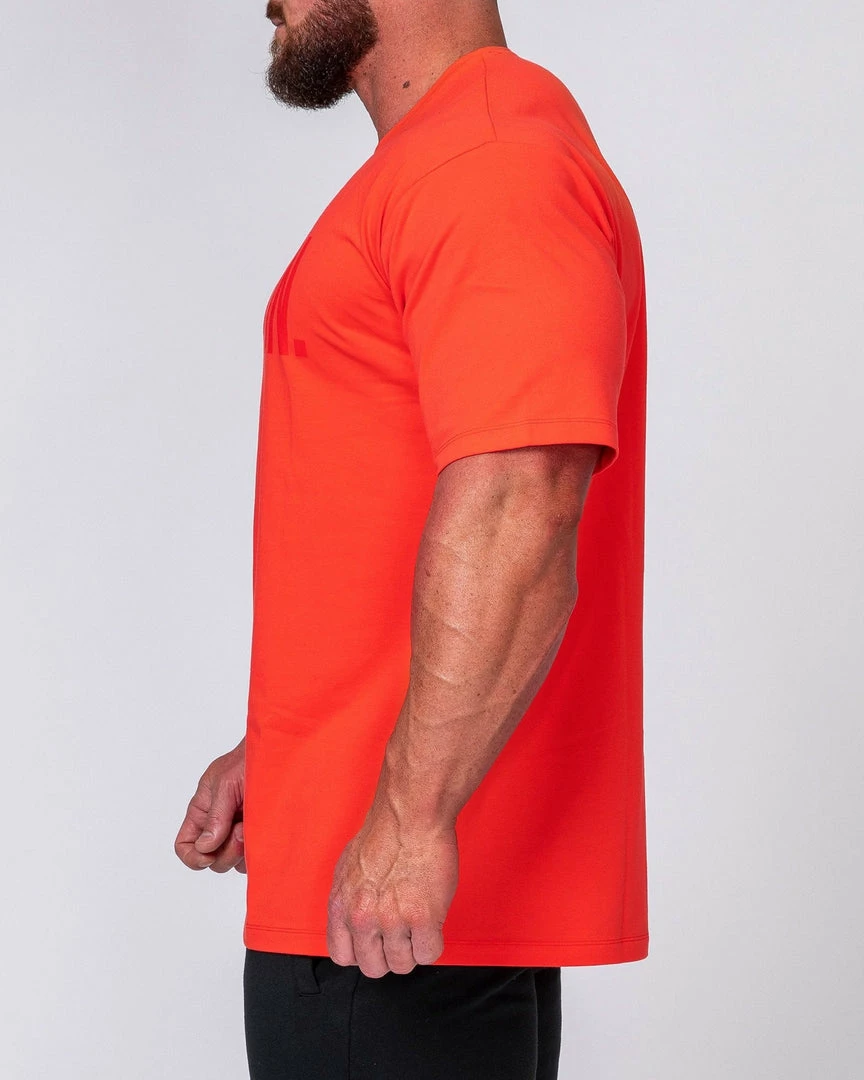Muscle Nation Oversized Tonal Tee - Infrared Mens 4 Muscle Nation Oversized Tonal Tee - Infrared Mens