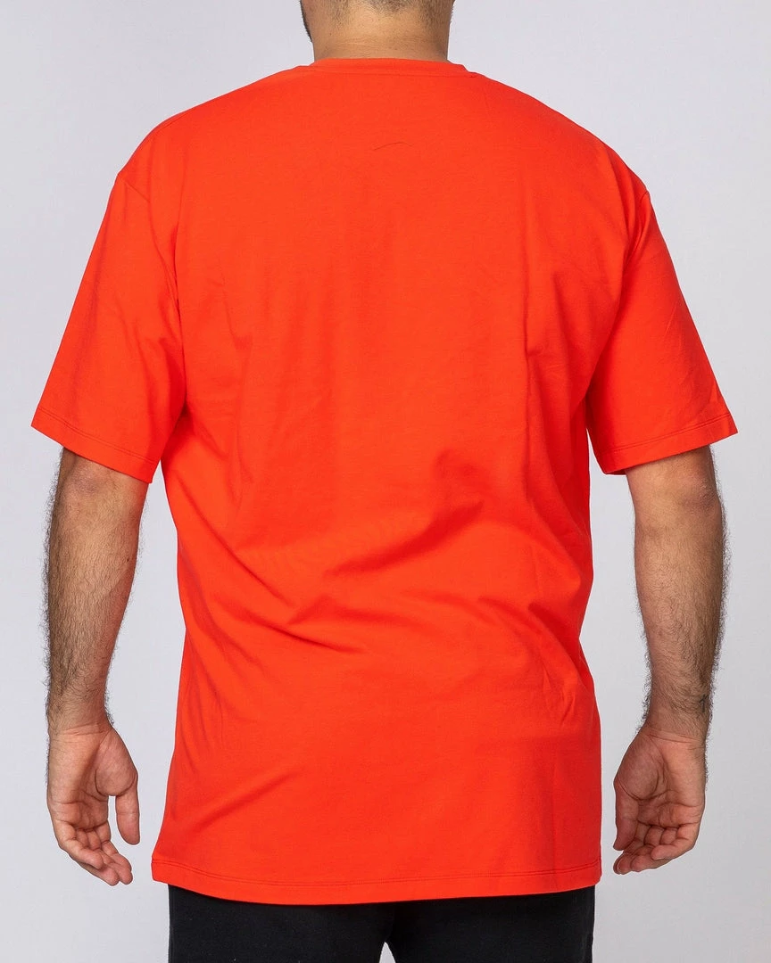 Muscle Nation Oversized Tonal Tee - Infrared Mens 6 Muscle Nation Oversized Tonal Tee - Infrared Mens