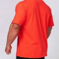 Muscle Nation Oversized Tonal Tee - Infrared Mens 16 Muscle Nation Oversized Tonal Tee - Infrared Mens