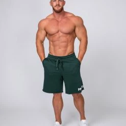 Muscle Nation Relaxed Shorts - Emerald Green