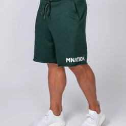 Muscle Nation Relaxed Shorts - Emerald Green