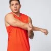 Muscle Nation Mens Running Tank - Infrared 1 Muscle Nation Mens Running Tank - Infrared