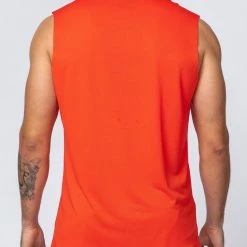 Muscle Nation Mens Running Tank - Infrared