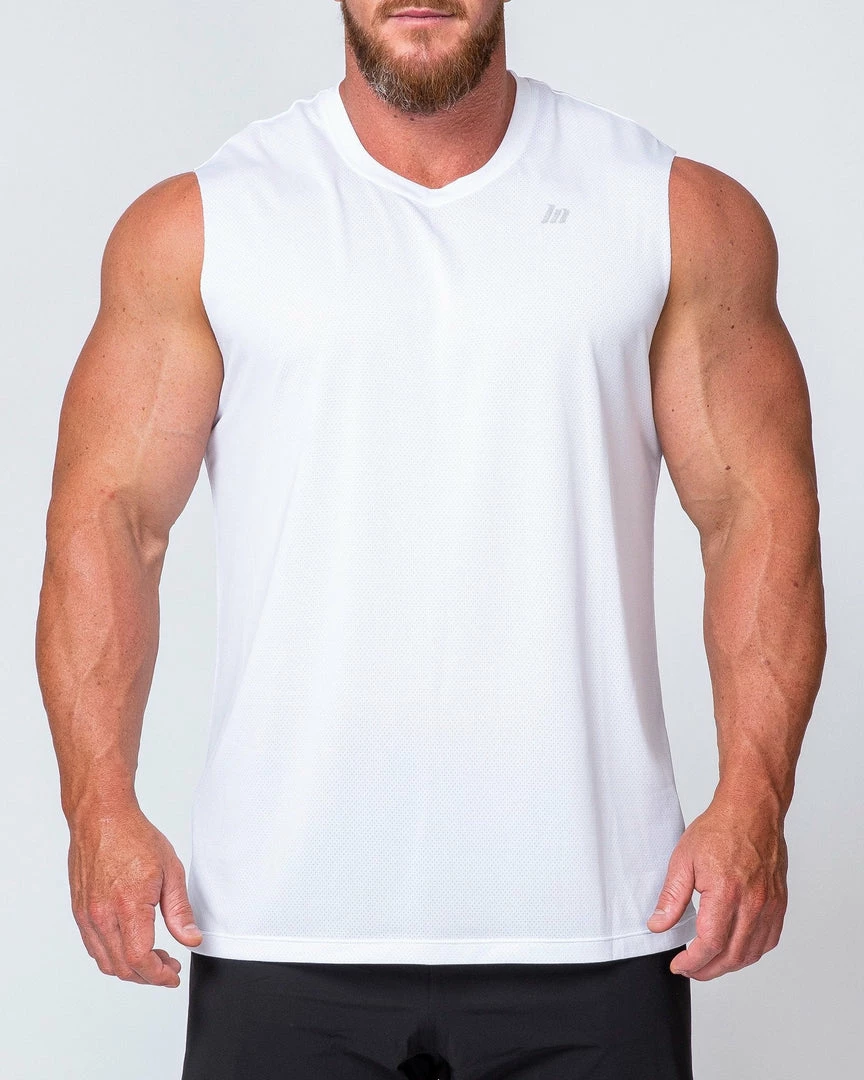Muscle Nation Running Tank - White 5 Muscle Nation Running Tank - White