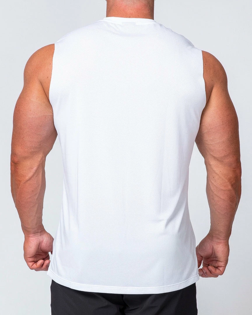 Muscle Nation Running Tank - White 6 Muscle Nation Running Tank - White