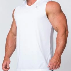 Muscle Nation Running Tank - White 13 Muscle Nation Running Tank - White