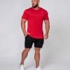 Muscle Nation 30% EOFY SALE Running Tee - Deep Red