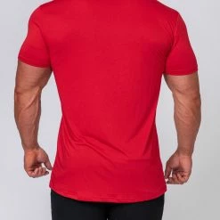 Muscle Nation 30% EOFY SALE Running Tee - Deep Red