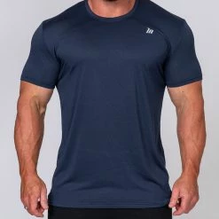 Muscle Nation Running Tee - Navy