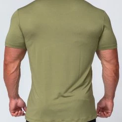 Muscle Nation Running Tee - Olive