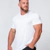 Muscle Nation Running Tee - White Mens 2 Muscle Nation Running Tee - White Mens