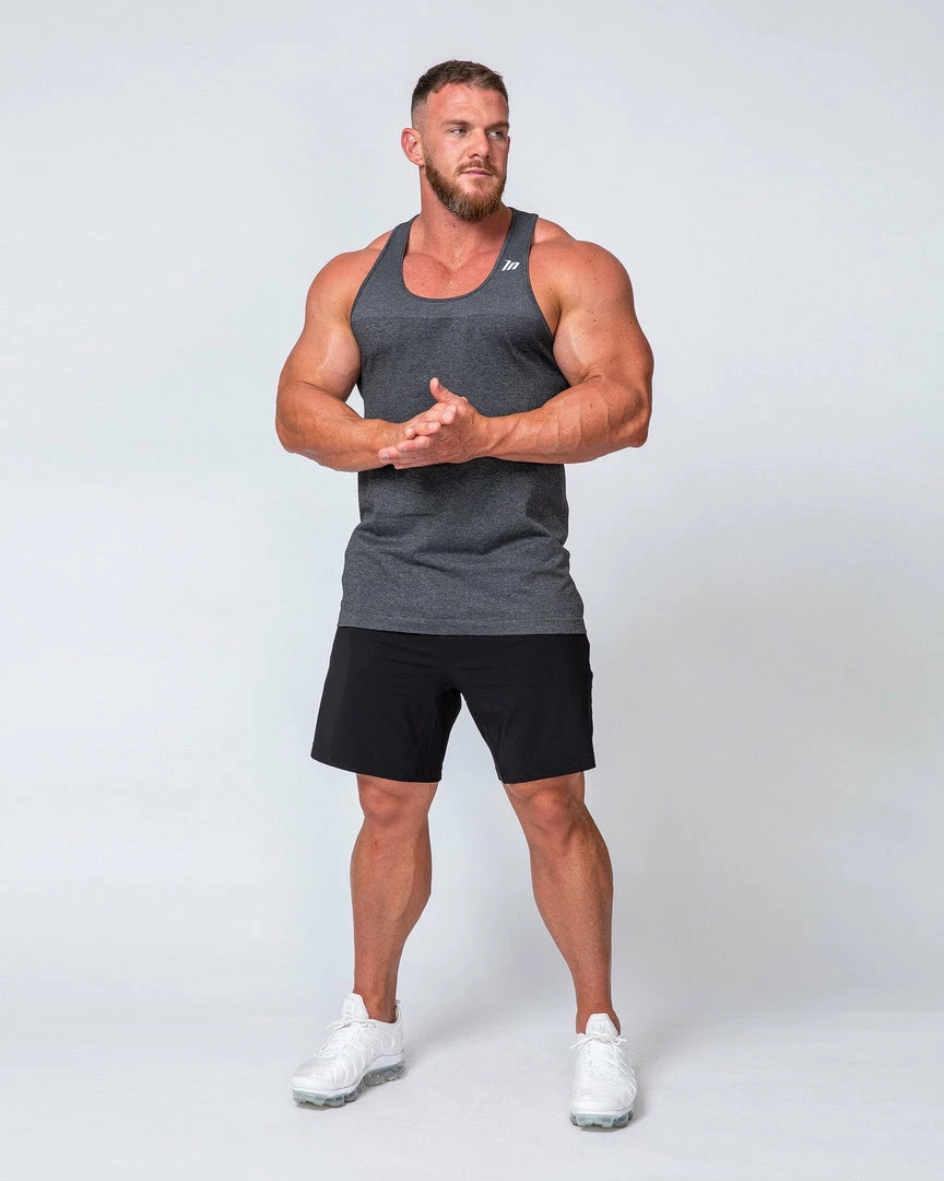Muscle Nation Seamless Tank - Charcoal Marl 6 Muscle Nation Seamless Tank - Charcoal Marl