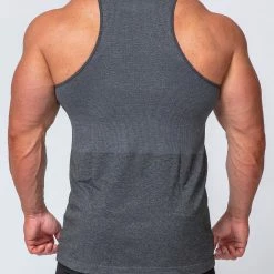 Muscle Nation Seamless Tank - Charcoal Marl 14 Muscle Nation Seamless Tank - Charcoal Marl