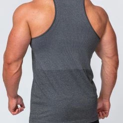 Muscle Nation Seamless Tank - Charcoal Marl 16 Muscle Nation Seamless Tank - Charcoal Marl