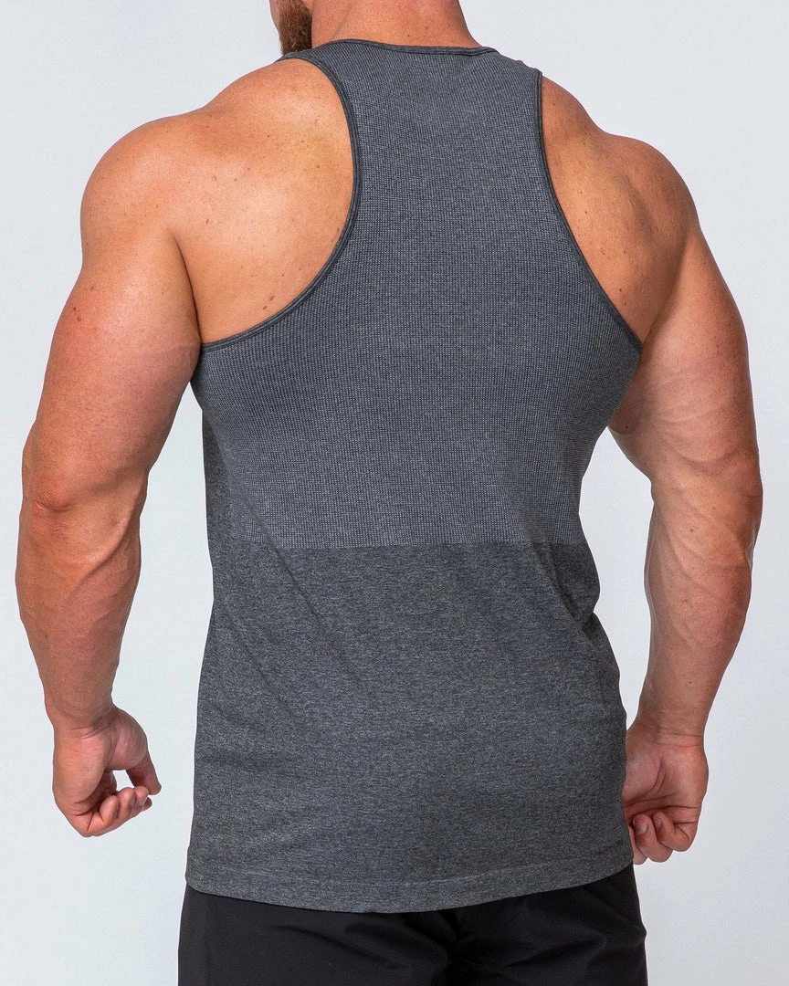 Muscle Nation Seamless Tank - Charcoal Marl 9 Muscle Nation Seamless Tank - Charcoal Marl
