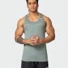 Muscle Nation Seamless Tank - Khaki Marl 1 Muscle Nation Seamless Tank - Khaki Marl