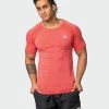 Muscle Nation Seamless Tee - Poppy Marl 2 Muscle Nation Seamless Tee - Poppy Marl