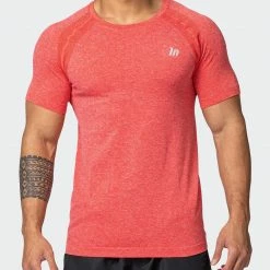 Muscle Nation Seamless Tee - Poppy Marl
