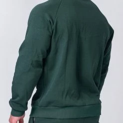 Muscle Nation Slouchy Pullover - Emerald Green Winter