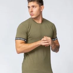 Muscle Nation Mens Superset Tee - Olive