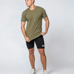 Muscle Nation Mens Superset Tee - Olive 27 Muscle Nation Mens Superset Tee - Olive
