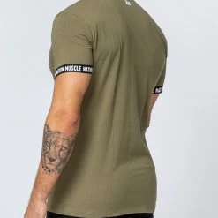 Muscle Nation Mens Superset Tee - Olive 22 Muscle Nation Mens Superset Tee - Olive