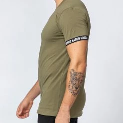 Muscle Nation Mens Superset Tee - Olive 31 Muscle Nation Mens Superset Tee - Olive