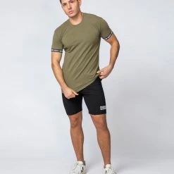 Muscle Nation Mens Superset Tee - Olive 33 Muscle Nation Mens Superset Tee - Olive