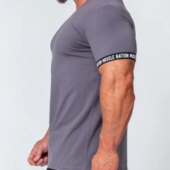 Muscle Nation Superset Tee - Sleet Grey
