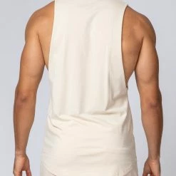 Muscle Nation Mens Surf Tank - Sand