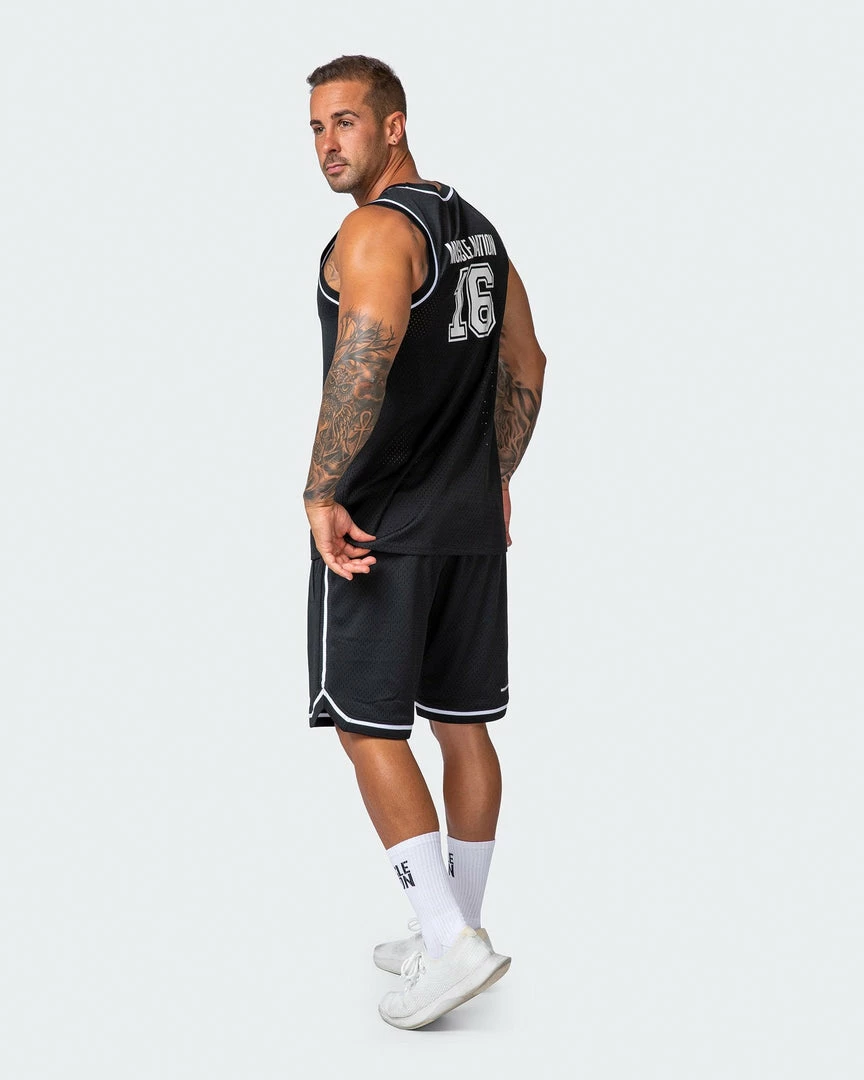Muscle Nation 30% EOFY SALE Team MN Basketball Jersey - Black 11 Muscle Nation 30% EOFY SALE Team MN Basketball Jersey - Black
